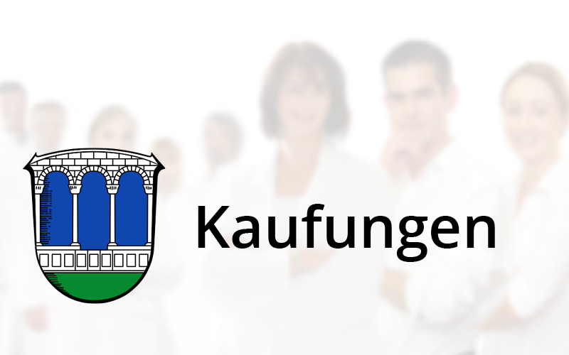 Das Stadtwappen von Kaufungen