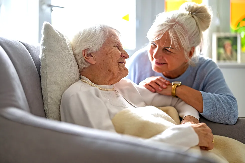 Pflegedienst-Reisbach, zwei Damen